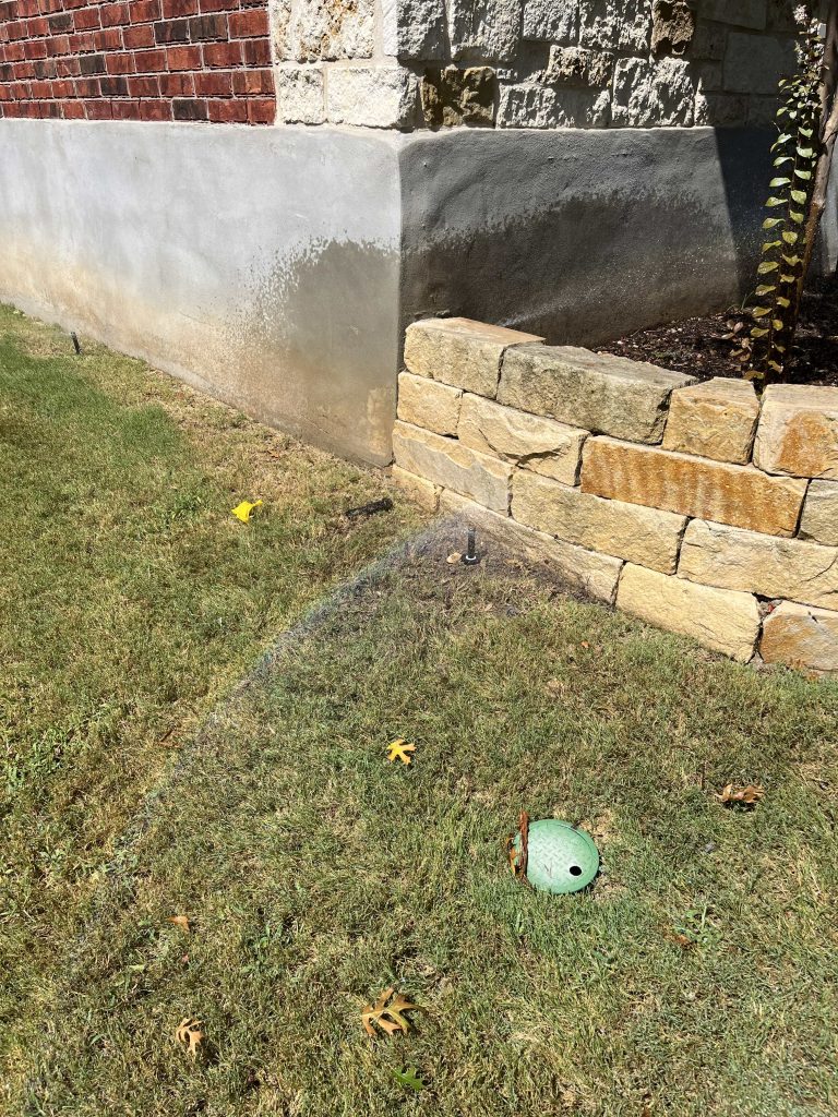 Deer Park sprinkler valve replaced in back yard