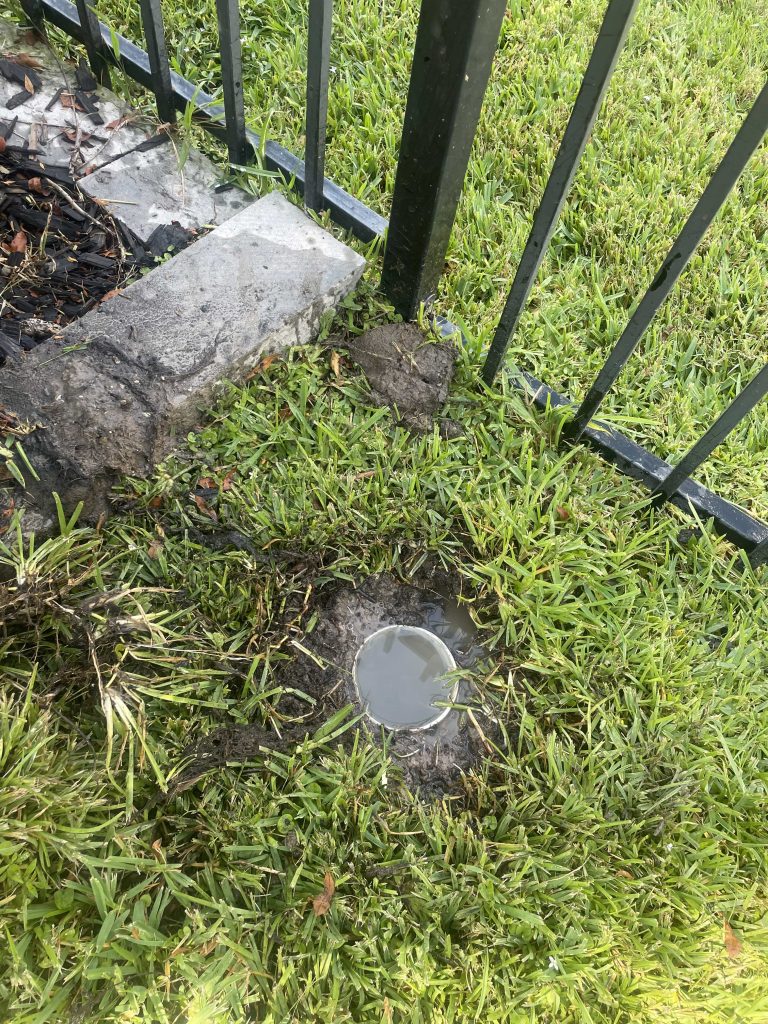 Spring sprinkler repair