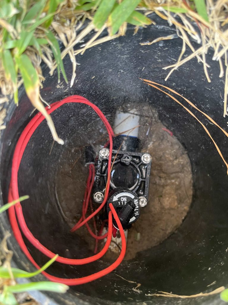 Sprinkler valve rebuild in Angleton TX