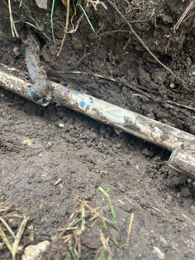 irrigation pipe repair